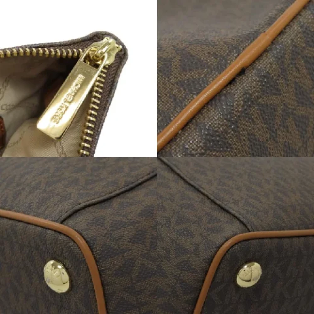 Michael Kors Pre-owned Fabric shoulder-bags Brown Dames