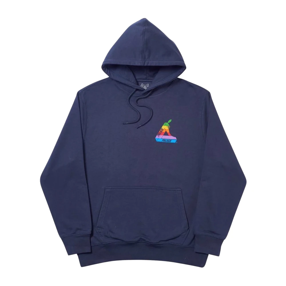 Palace Tech Logo Hoodie Navy Limited Edition Blue Heren