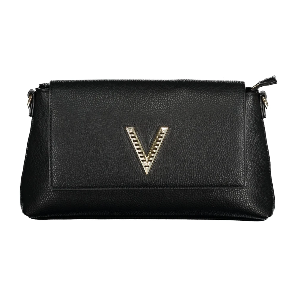 Valentino by Mario Valentino Zwarte Schoudertas met Verstelbare Band Black Dames
