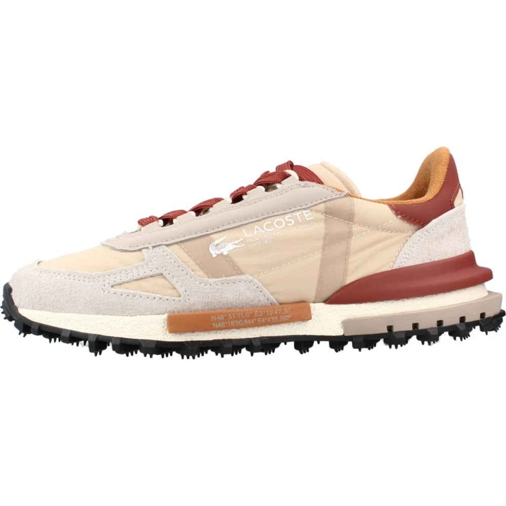 Lacoste Damen Grey,Light Tan Sneakers Elite Active Grey/ Light Tan Eur Größe 39 - Bild 3