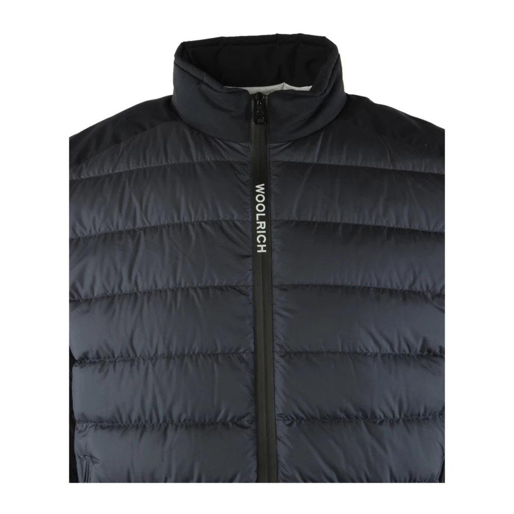 Woolrich Blauwe Polyester Jas voor Heren Blue Heren