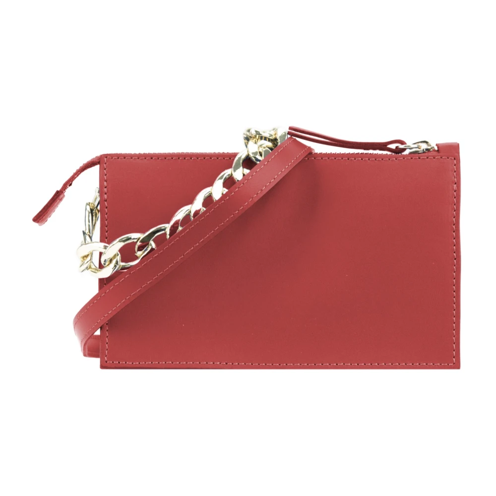 Tosca Blu Dames Schoudertas met Rits Red Dames