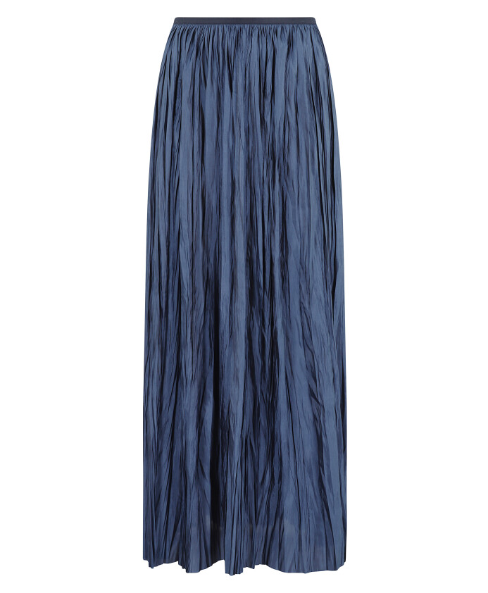navy-pleated-long-skirt