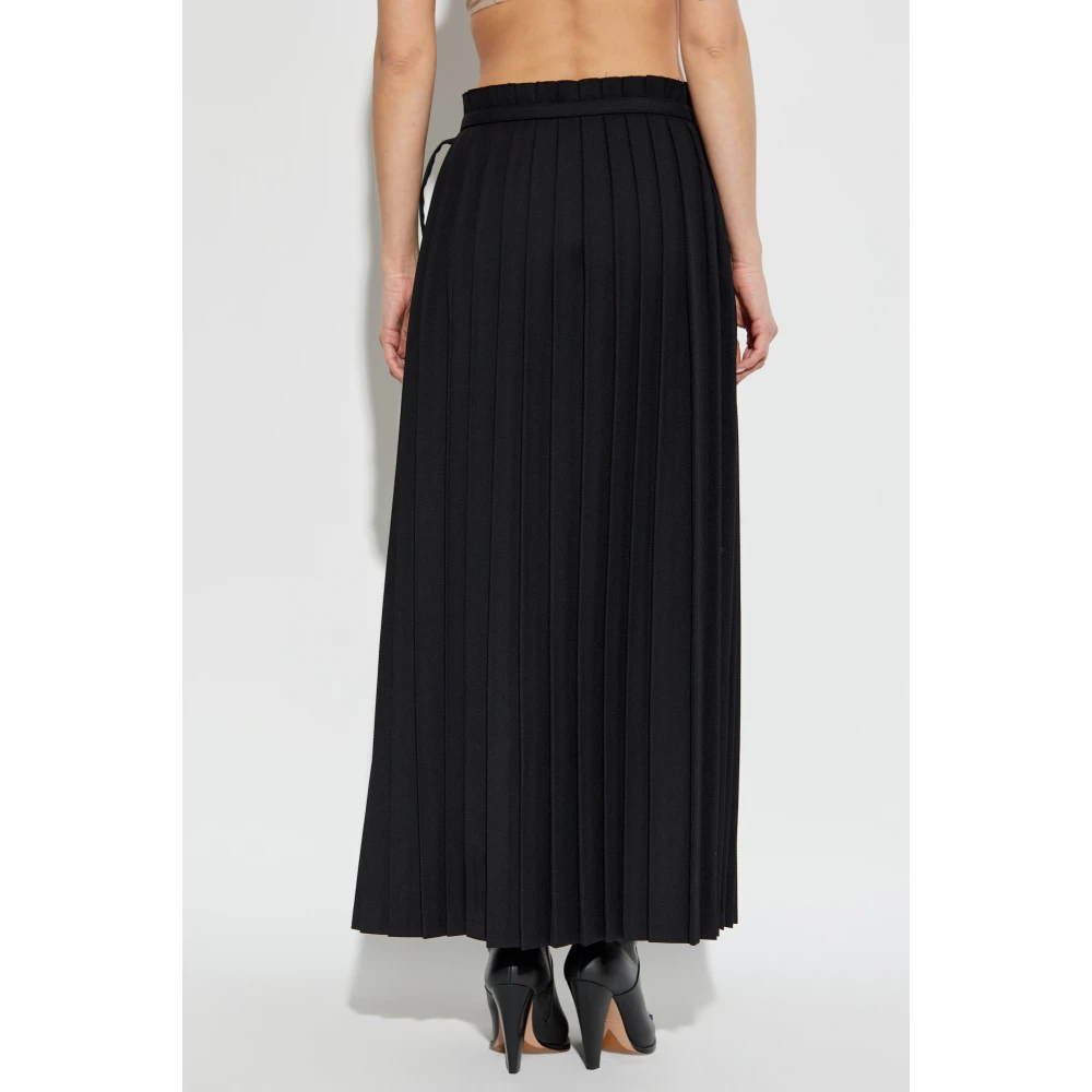 Ami Paris Gepleide rok Black Dames