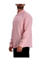 slim-fit-linnen-button-down-overhemd-roze