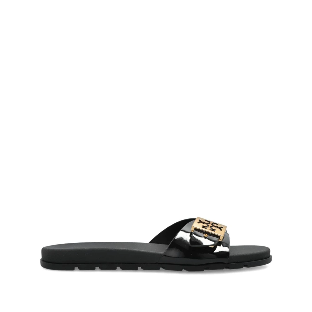 Tory Burch Women's Black Sliders, 6 Uk, Mellow Slide