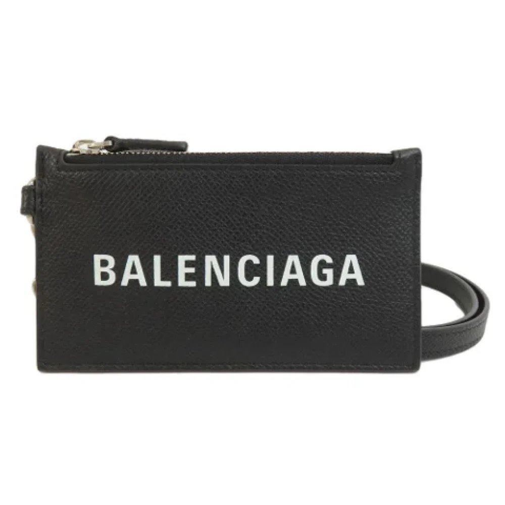 Balenciaga Vintage Pre-owned Leather wallets Black Dames