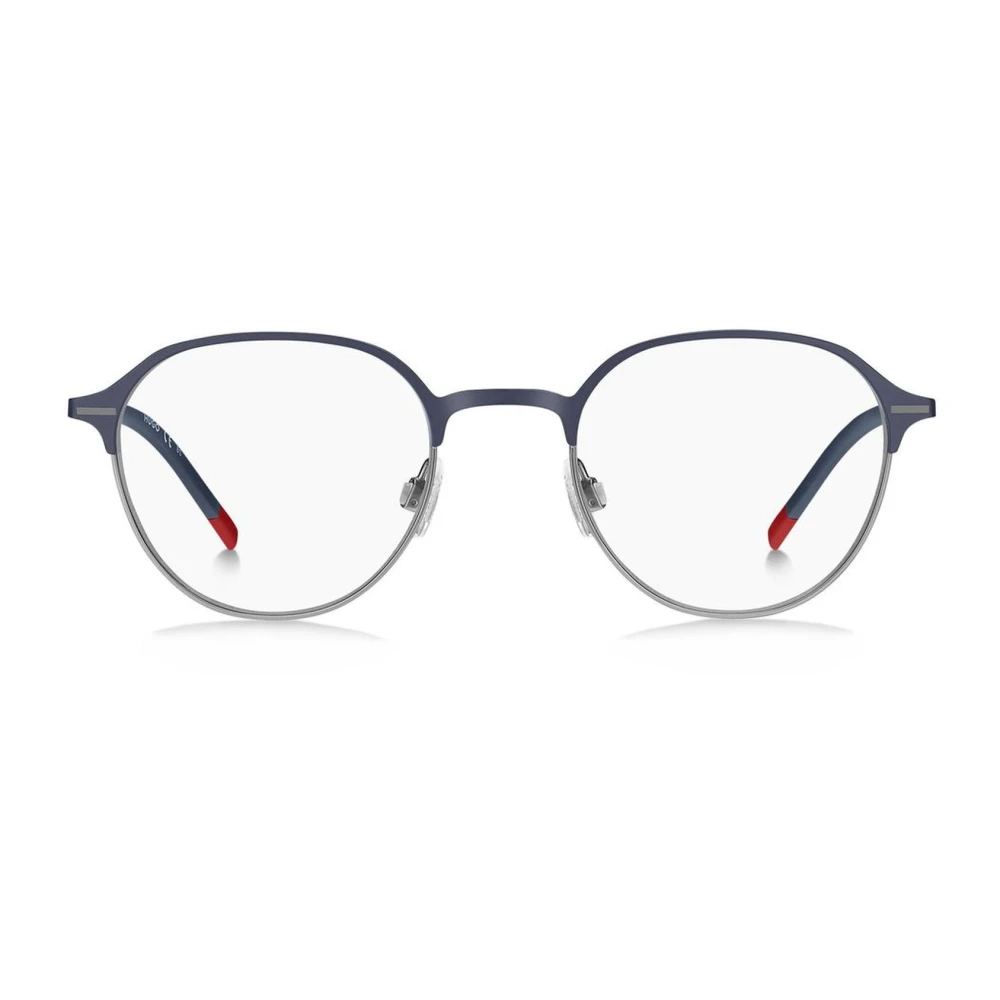 Hugo Boss Blauwe Metalen Frame Bril voor Mannen Blue Heren