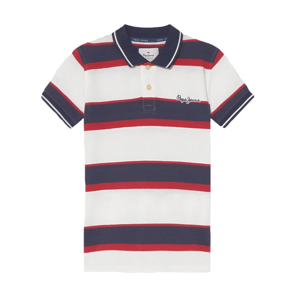 Pepe Jeans Men's Striped Polo Shirt Oscar