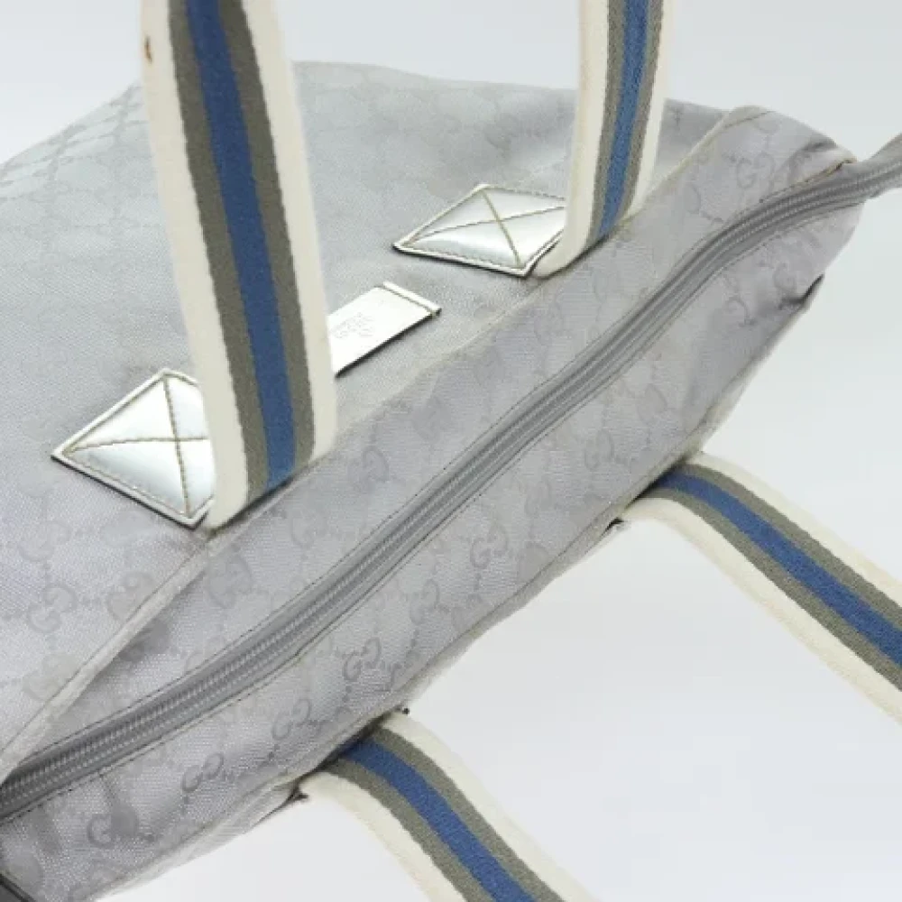 Gucci Vintage Pre-owned Canvas gucci-bags Gray Dames