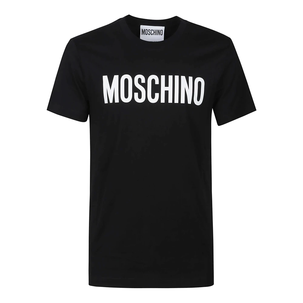 Moschino Bedrukt T-shirt Black Heren