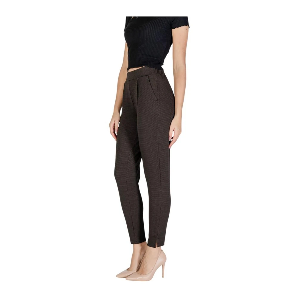 Ichi Bruine Mix Herfst Winter Damesbroek Brown Dames