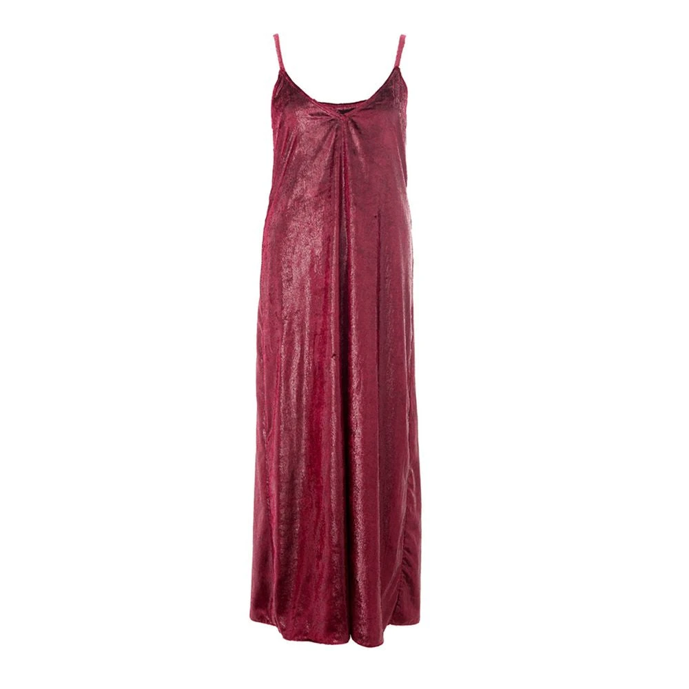Lardini Elegante Bordeaux Polyester Jurk Red Dames