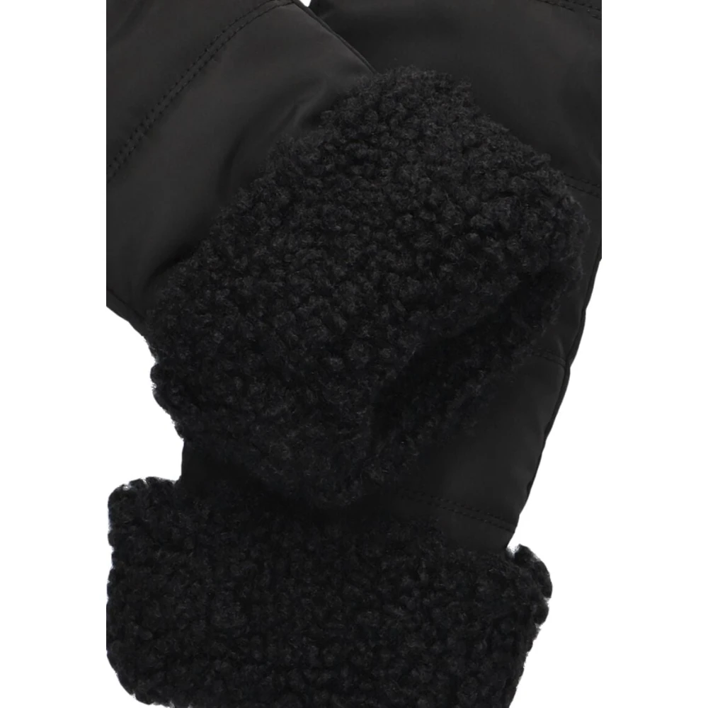 Markberg Stijlvolle Zwarte Teddy Handschoenen Black Dames