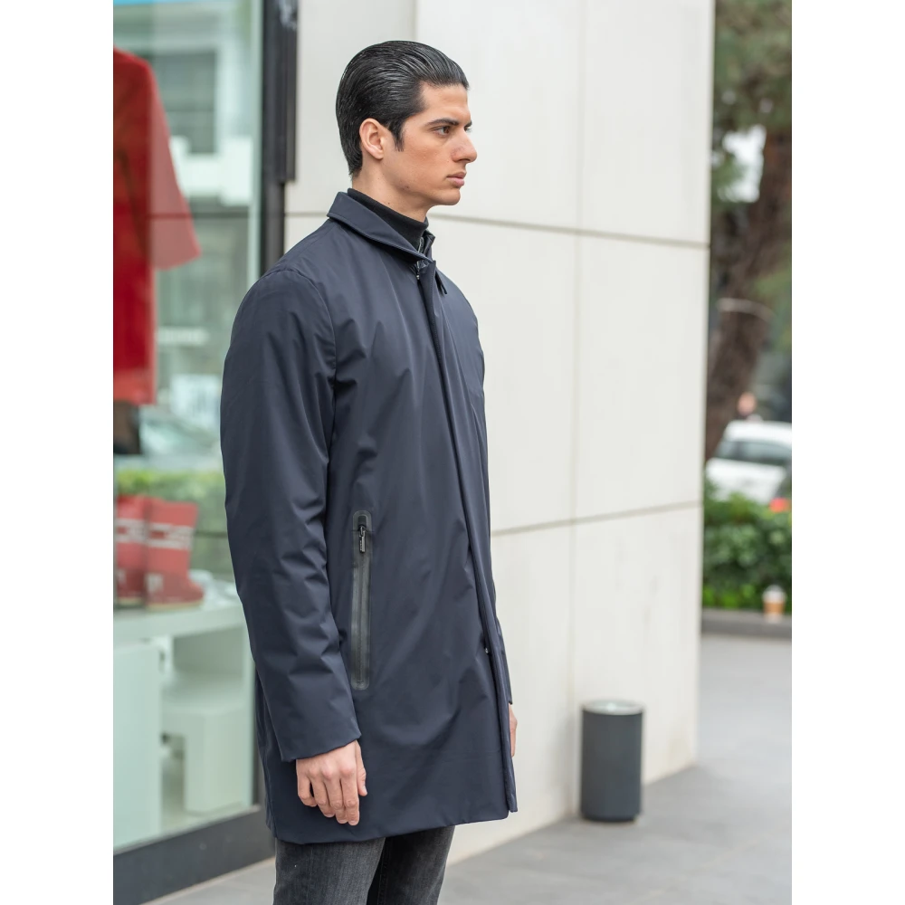 RRD Blauwe Hardshell Regenjas met Geïsoleerde Binnenjas Blue Heren