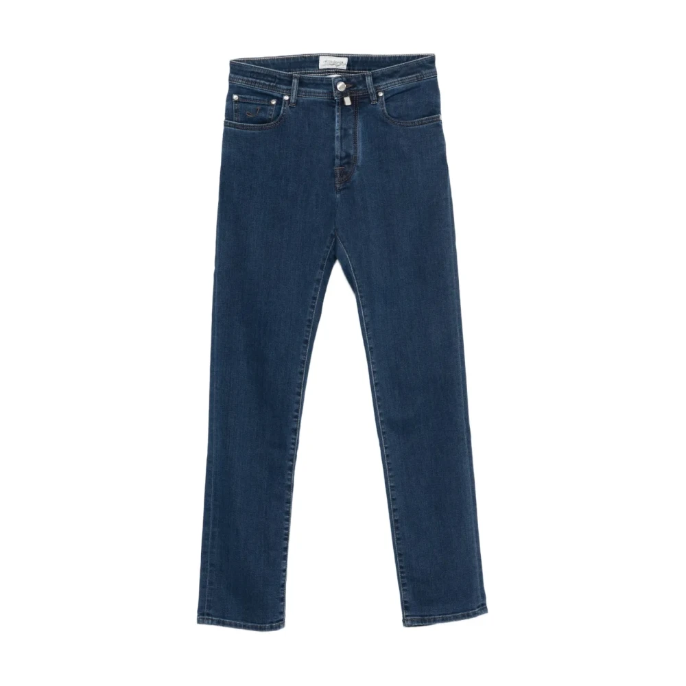 Jacob Cohën Blue Straight Fit Jeans, Male, W34, Straight Jeans