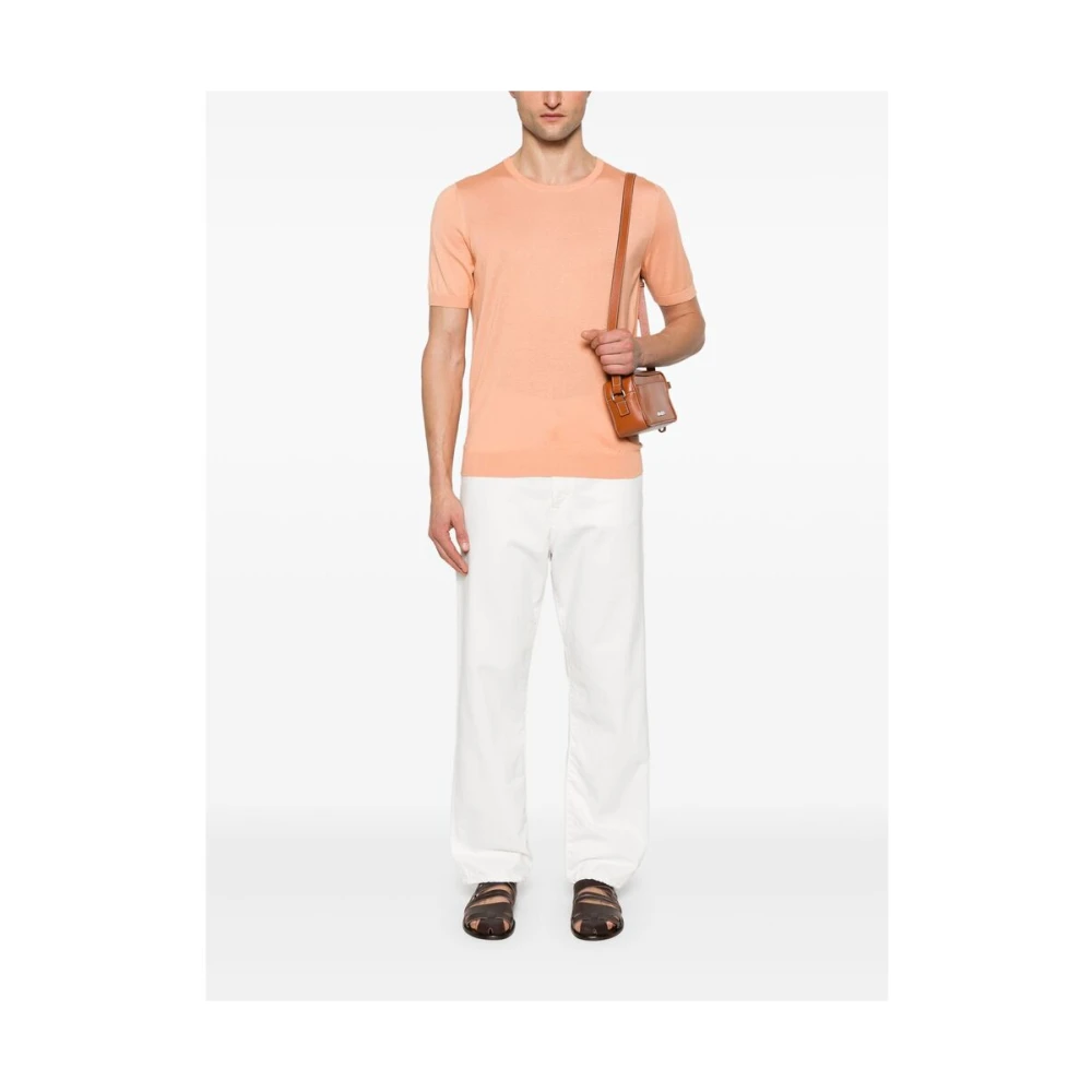 Tagliatore T-shirt Orange Heren