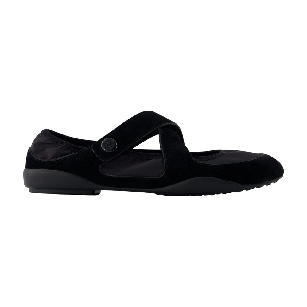 Tory Burch Women's Black Romy Sport Mary Jane - Ballerina Shoes - 4 Uk - Shoes
