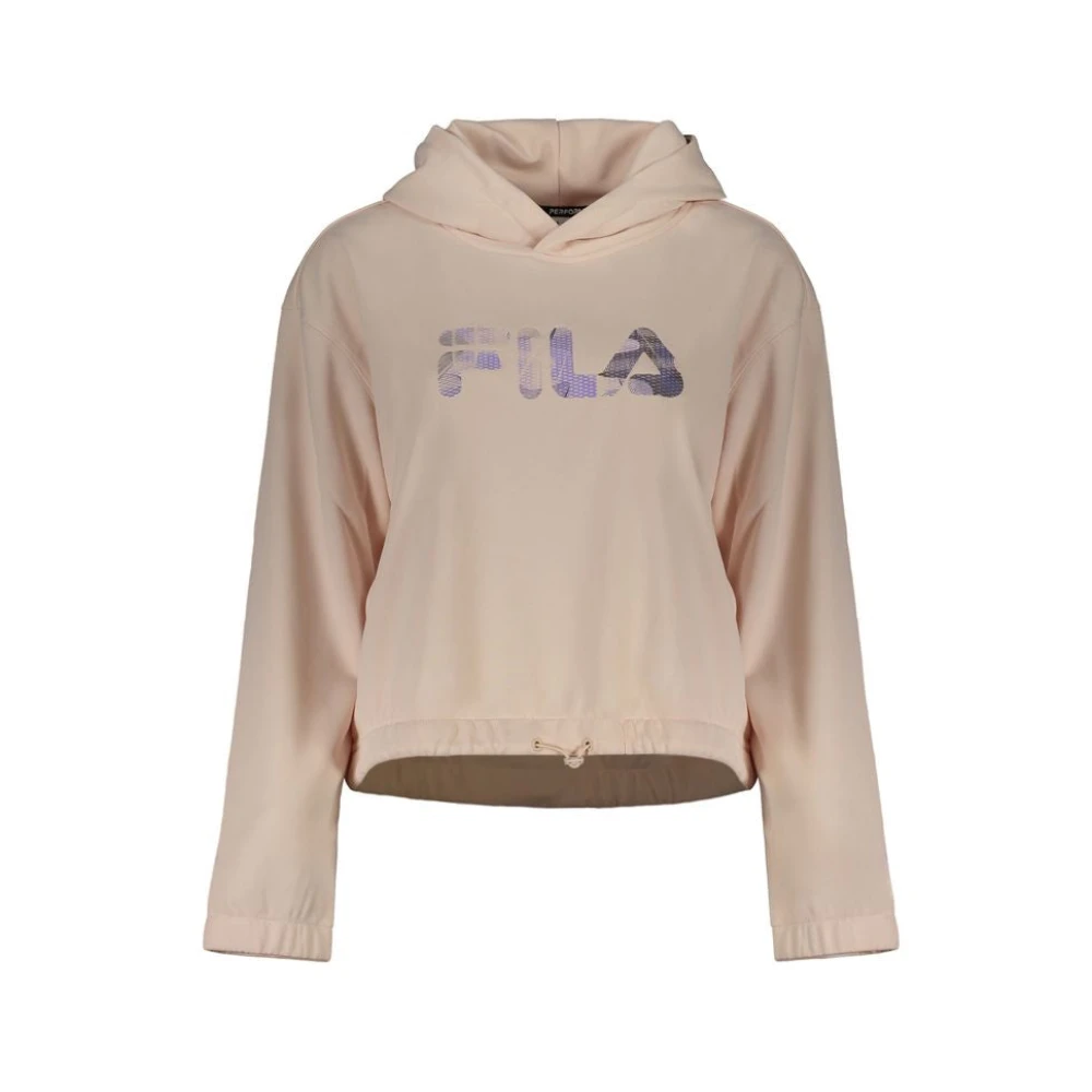 Fila Roze Polyester Sweater Klassiek Ontwerp Pink Dames