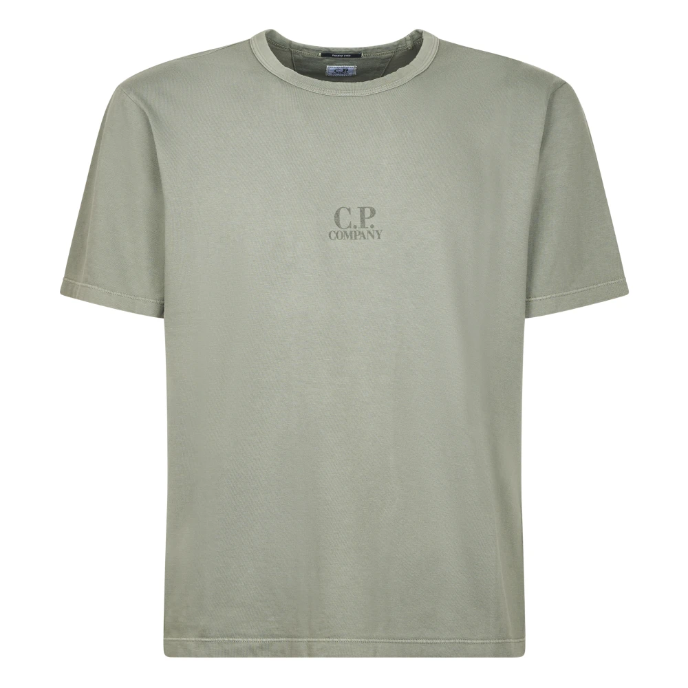 C.p. Company Men's Gray T-Shirts, M, 20/1 Jersey Short Sleeve T-Shirt