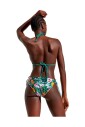 groene-bloemen-lace-up-strandkleding