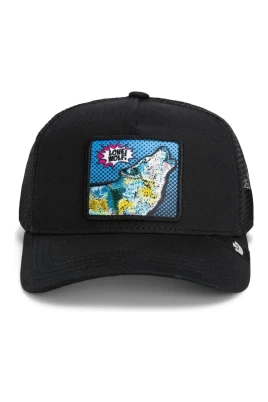Lone Wolf Pop Art Trucker Cap