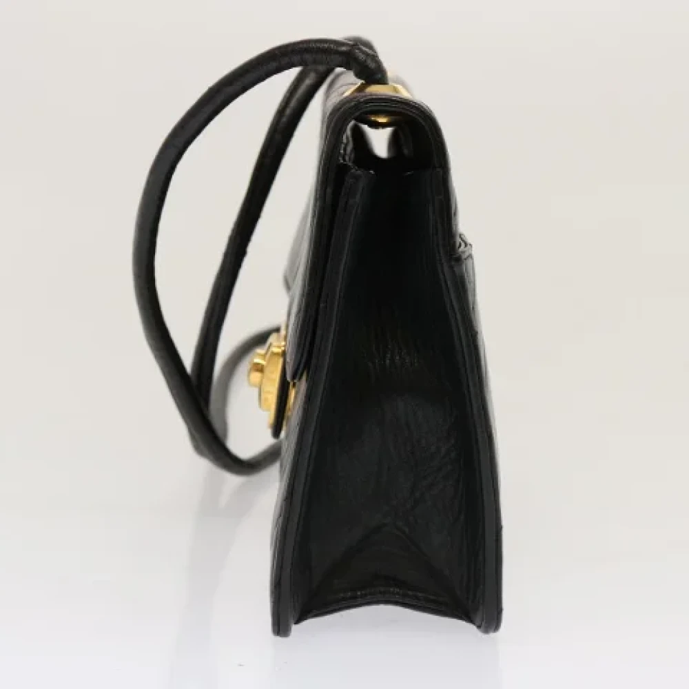 Chanel Vintage Pre-owned Leather chanel-bags Black Dames