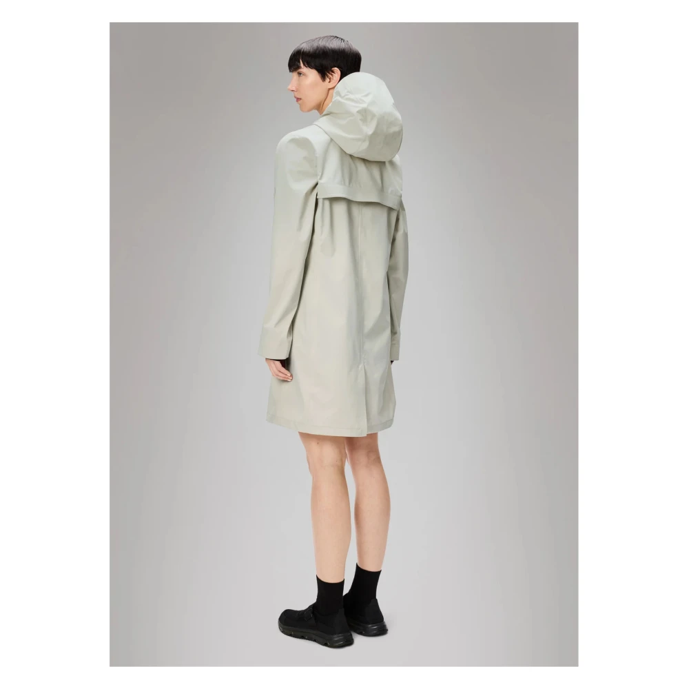 Rains Hardshell Lange Jas Gray Dames