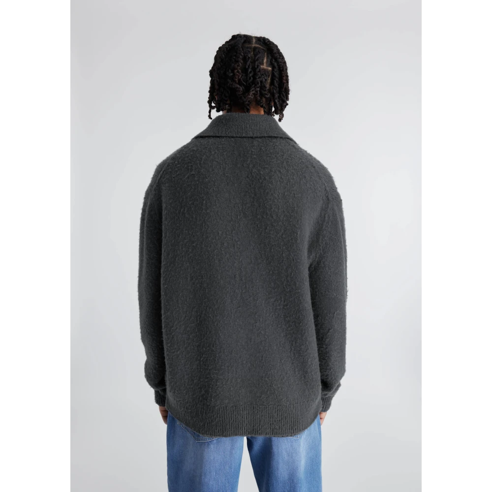 Axel Arigato Ode Cardigan met Kraag Gray Heren