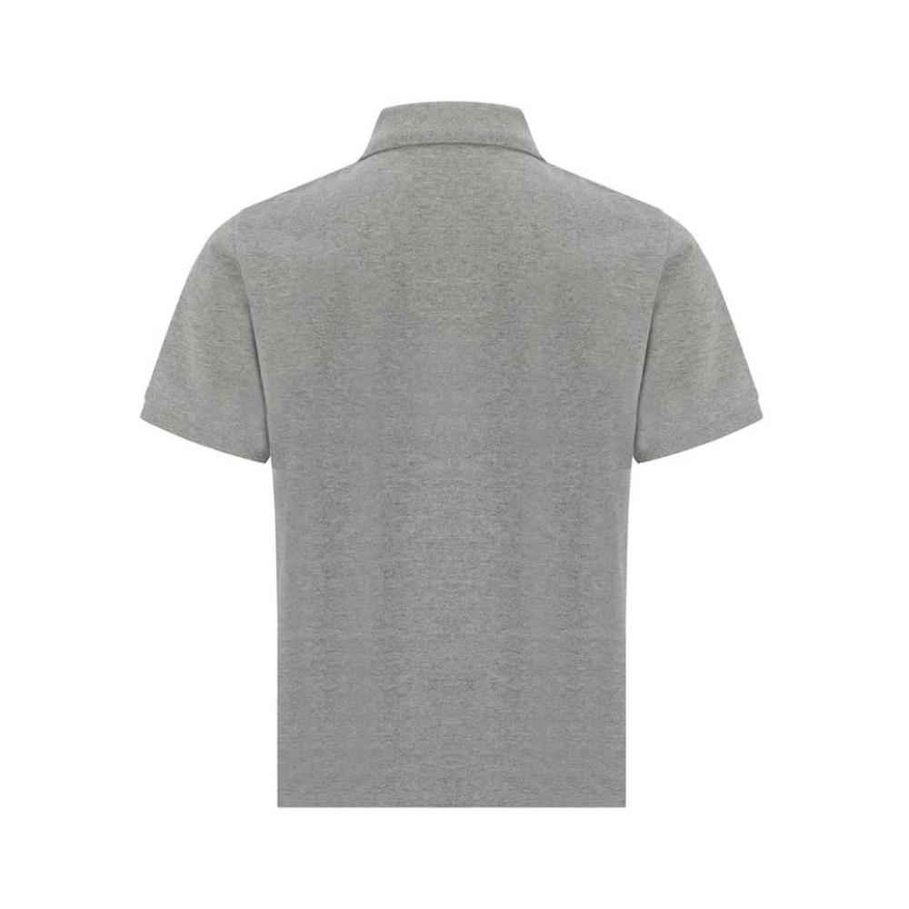 Saint Laurent Cassandre Polo Shirt Gray Heren