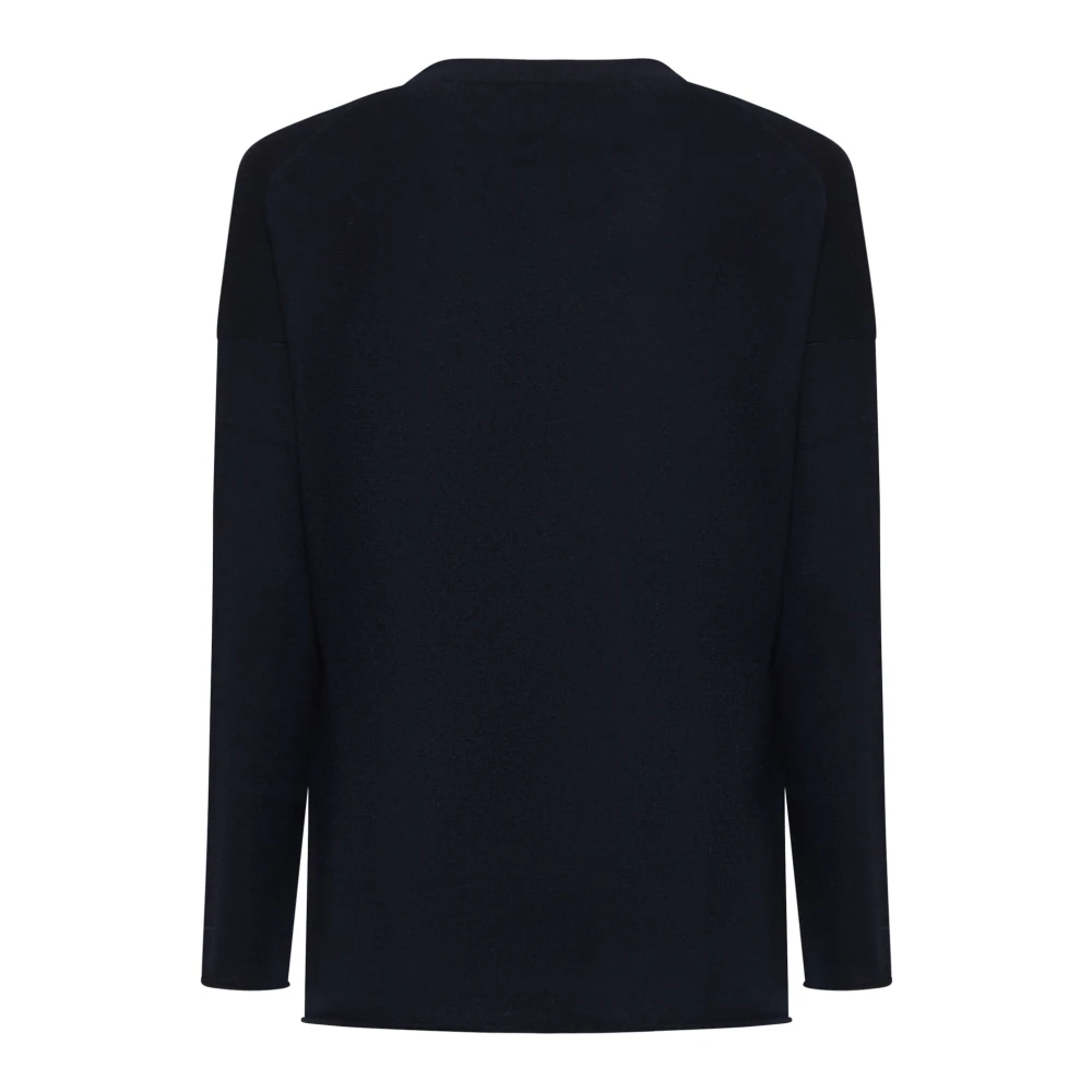 allude V-hals trui Blue Dames