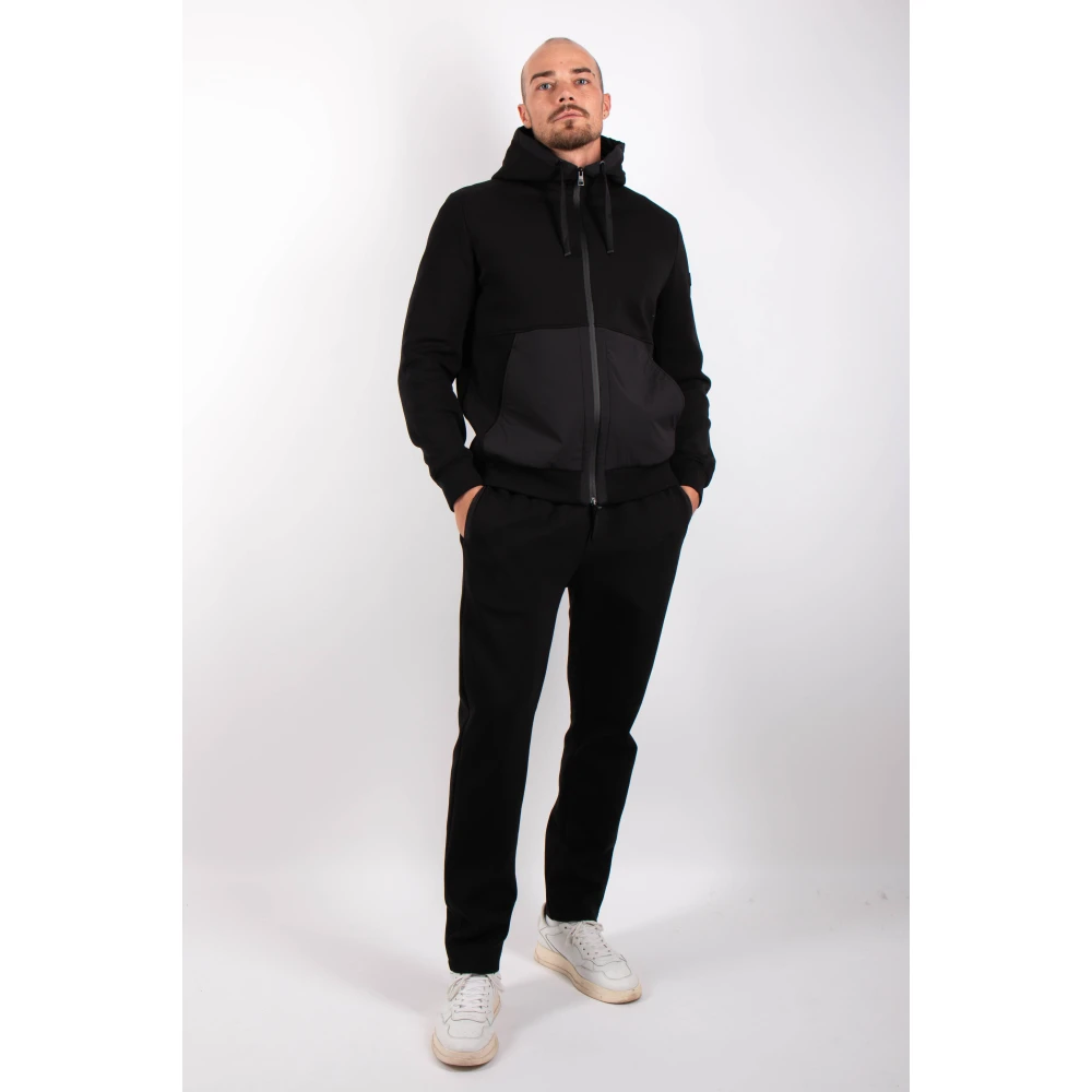 Duno Zwarte jas met Bardi Lico stijl Black Heren