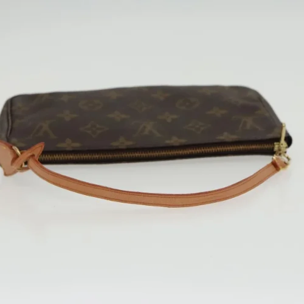 Louis Vuitton Vintage Pre-owned Canvas clutches Brown Dames