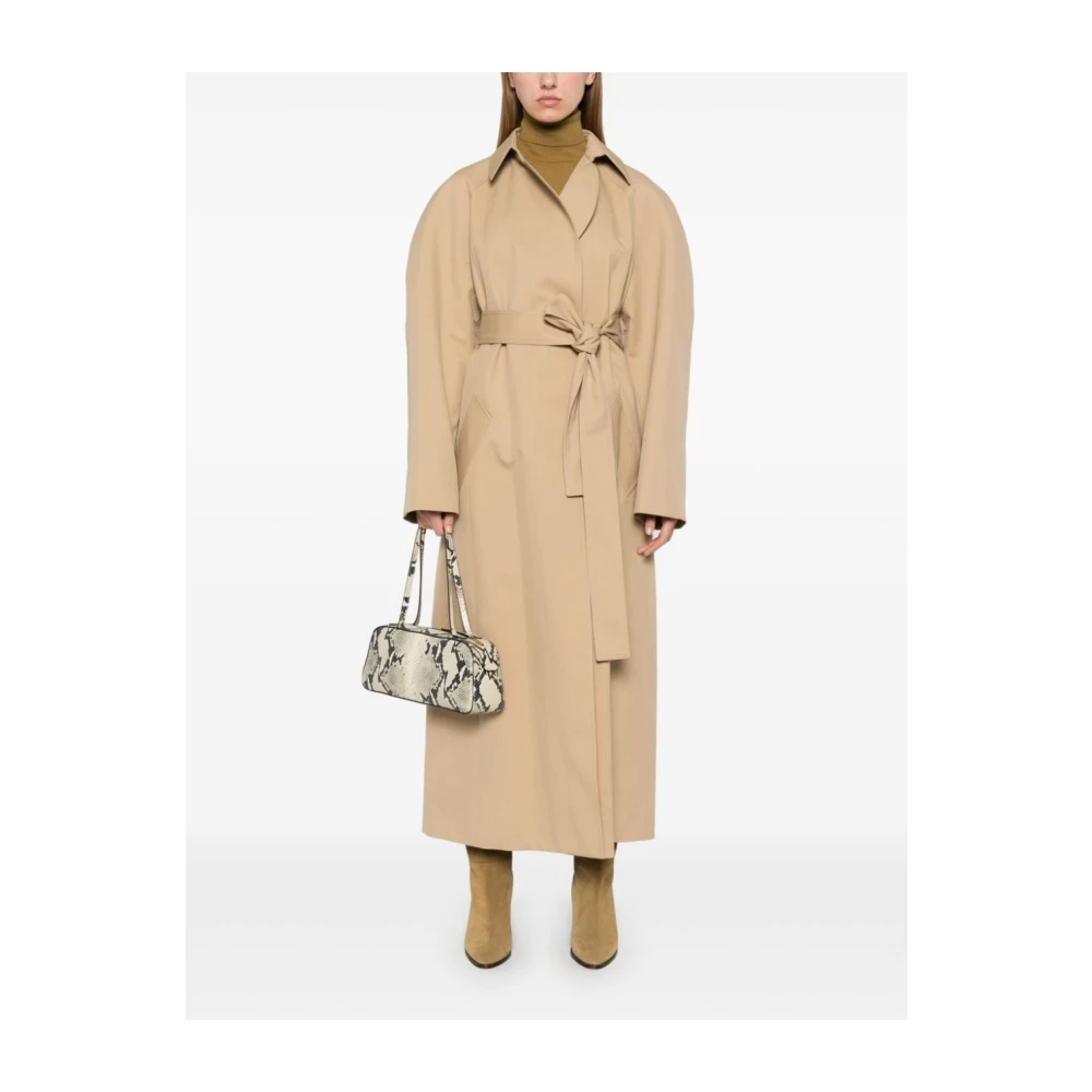 Khaite Stijlvolle Roth Coat voor vrouwen Beige Dames