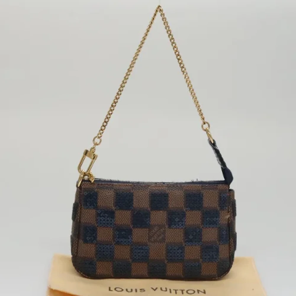 Louis Vuitton Vintage Pre-owned Canvas pouches Brown Dames
