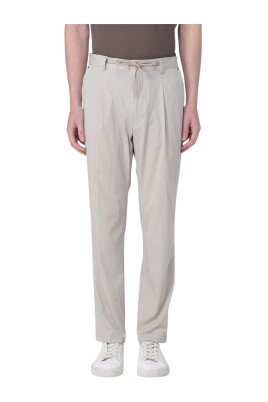 blue-drawstring-waist-pants-stylish