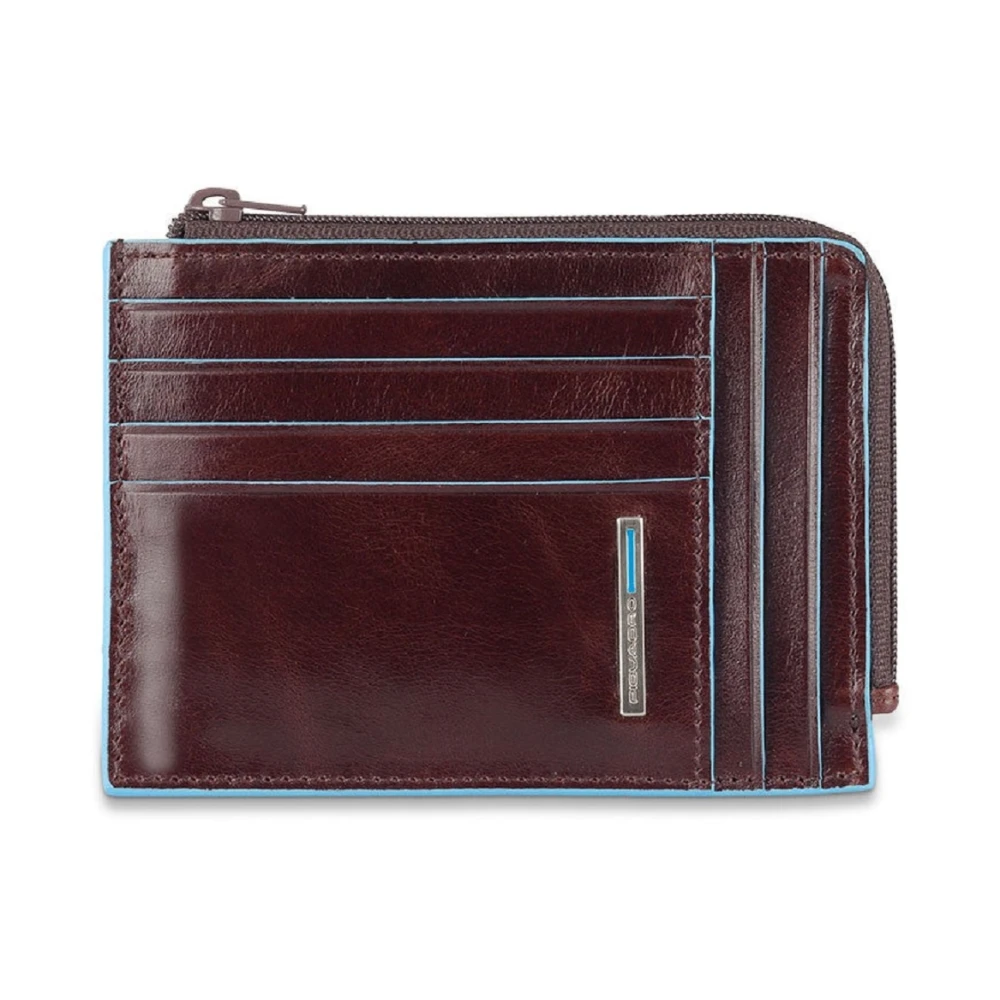 Piquadro Rfid Donkerbruine Portemonnee Horizontale Snit Brown Unisex