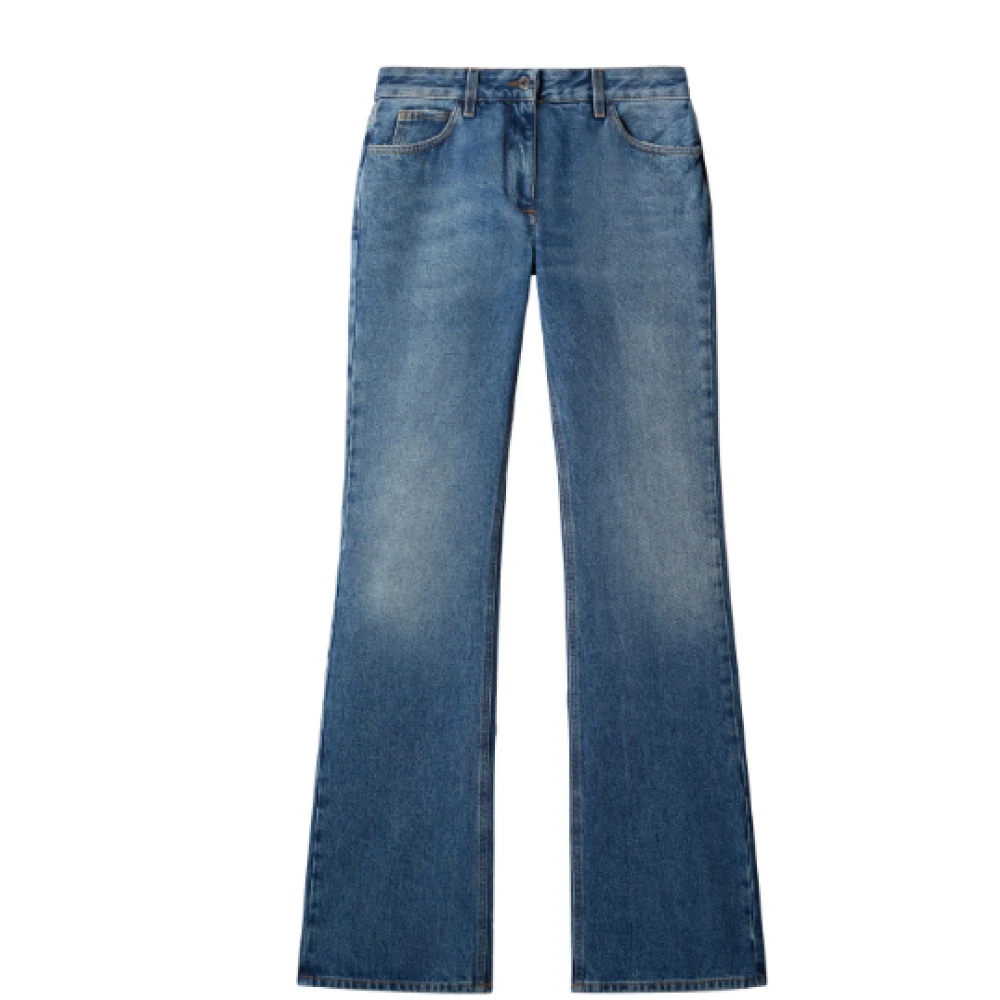 Off White Boot-cut Jeans Blue Dames