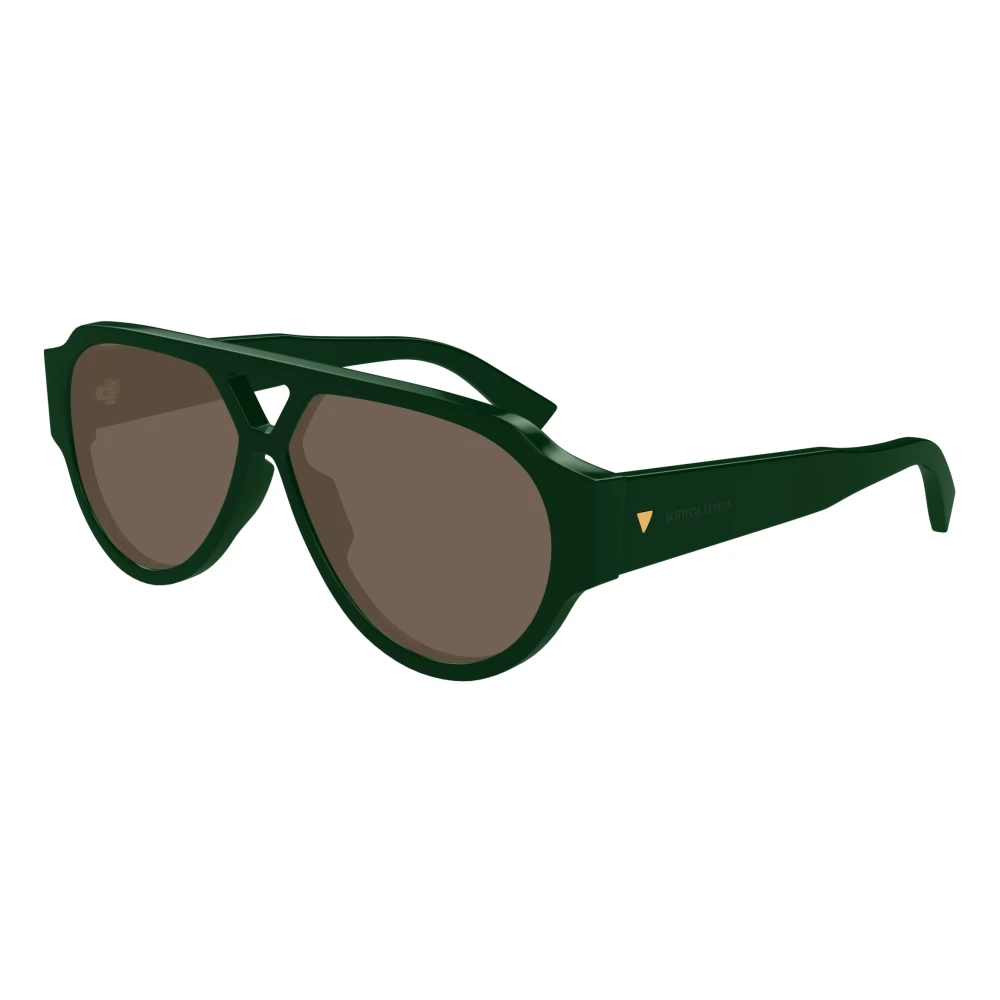 Bottega Veneta Green Sunglasses, Male, 59 Mm, Stylish Sunglasses