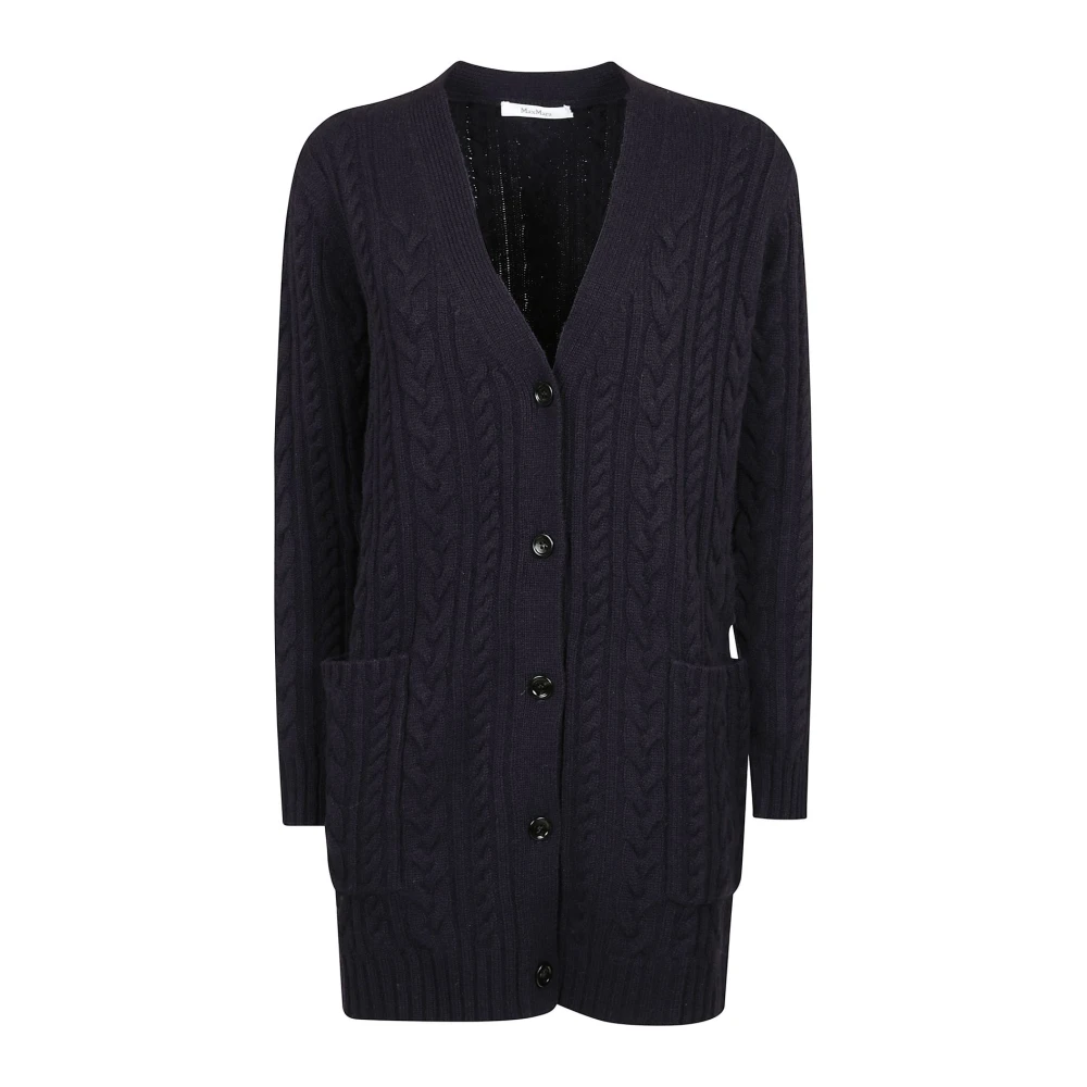 Max Mara Stijlvolle Cardigan voor Vrouwen Blue Dames