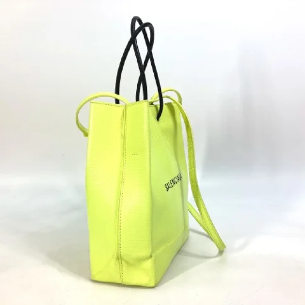 Balenciaga Vintage Pre-owned Leather balenciaga-bags Yellow Dames