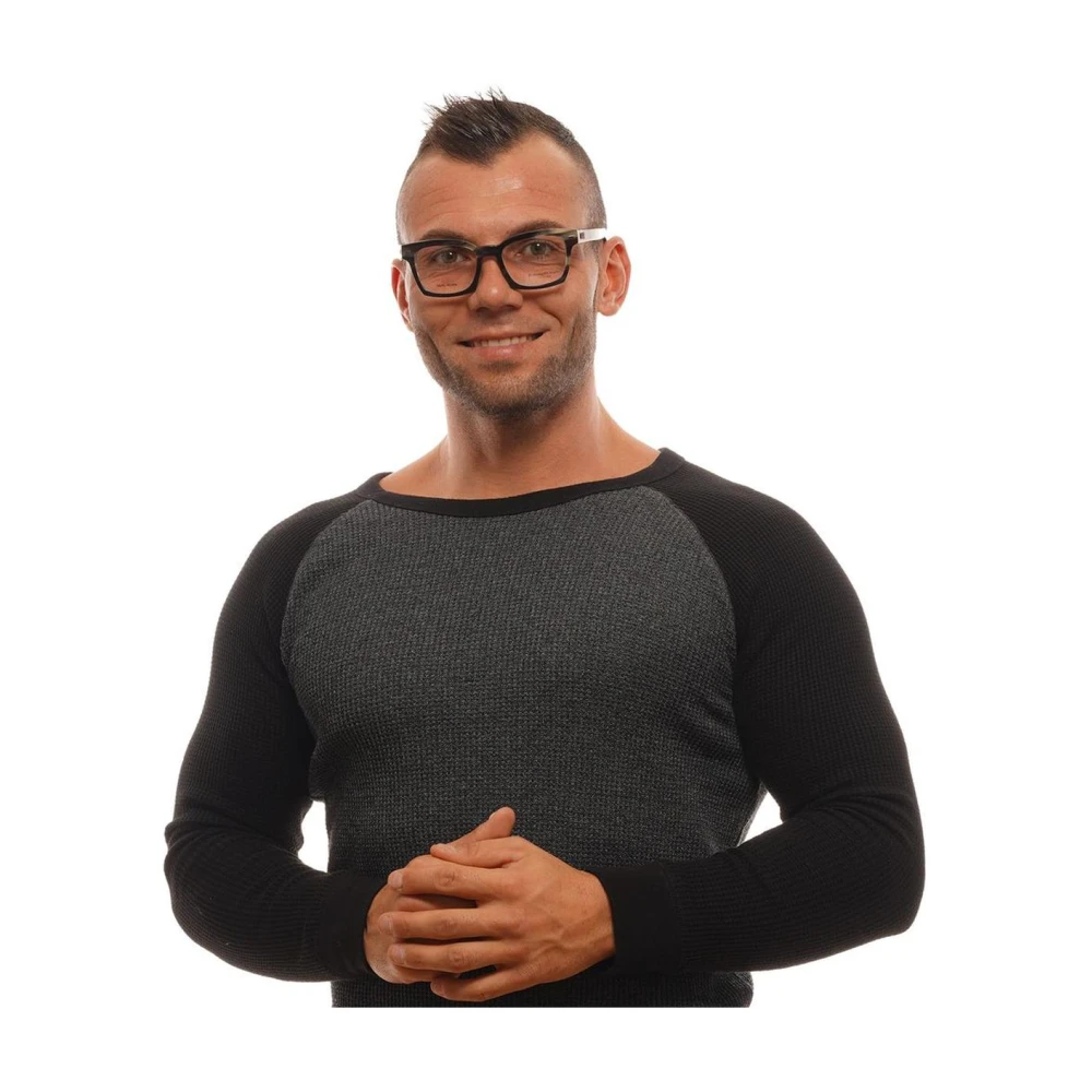 Ermenegildo Zegna Groene Trapezium Optische Frames Green Heren