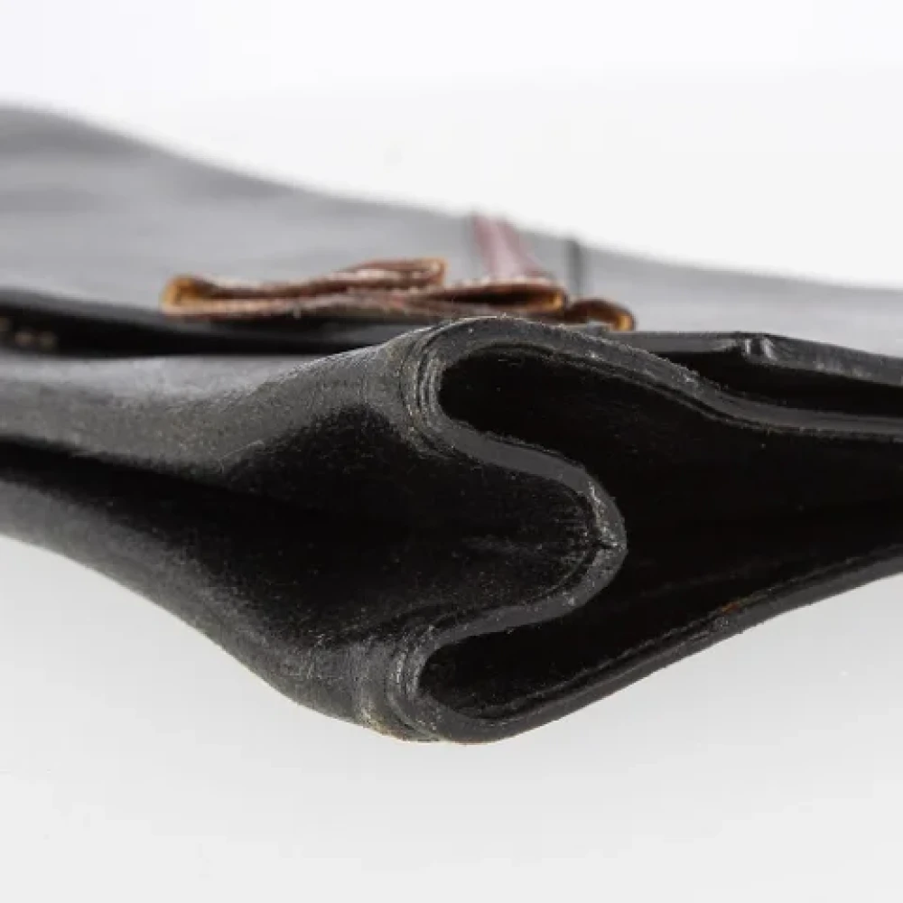 Miu Pre-owned Leather handbags Black Dames