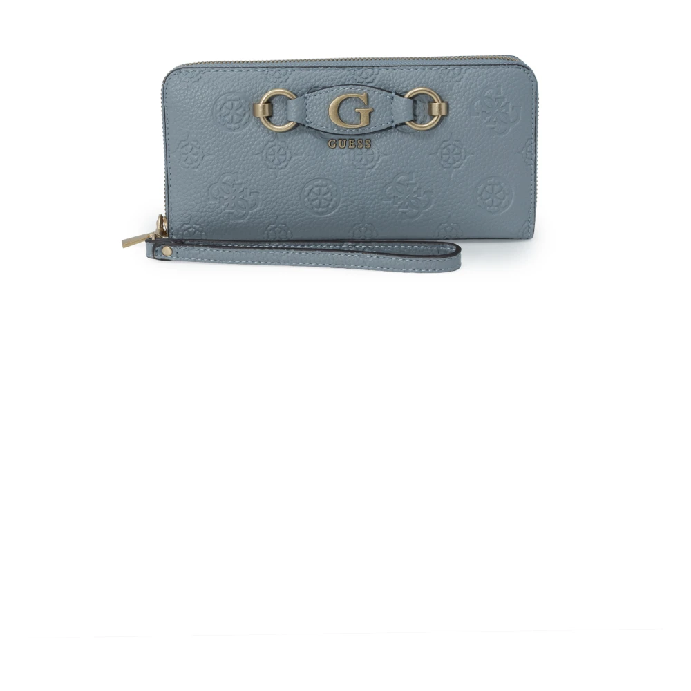 Guess Izzy Peony Ritsportemonnee Blue Dames