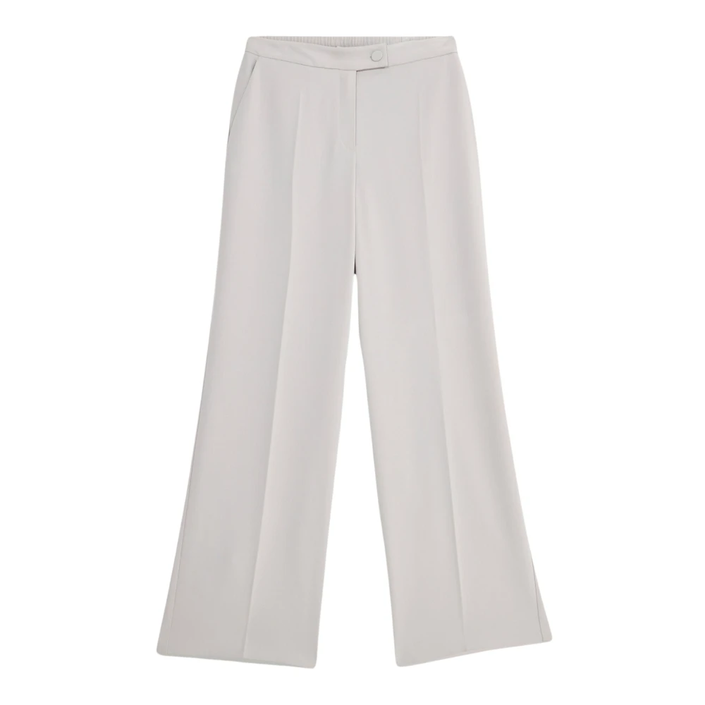 Oltre Mjuka Stretch Flare Byxor Gray, Dam