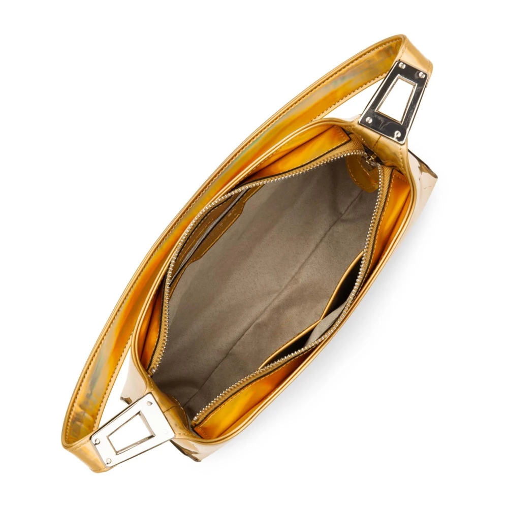 Lancaster Ritssluiting Baguette Glass Irio Orange Dames