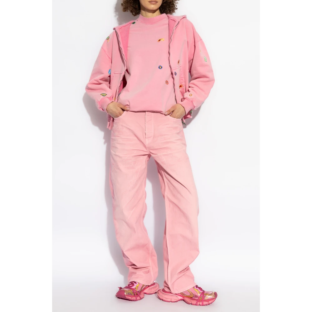 Balenciaga T-shirt met print Pink Dames