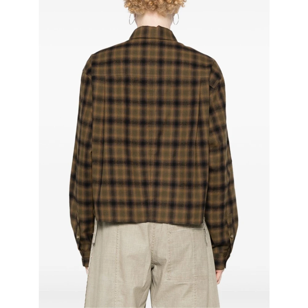 Isabel Marant Étoile Khaki Telina Shirt Brown Dames