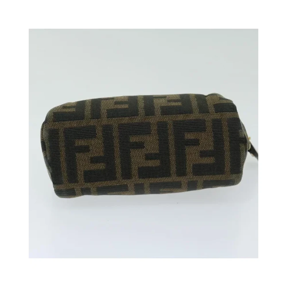 Fendi Vintage Pre-owned Canvas fendi-bags Brown Dames