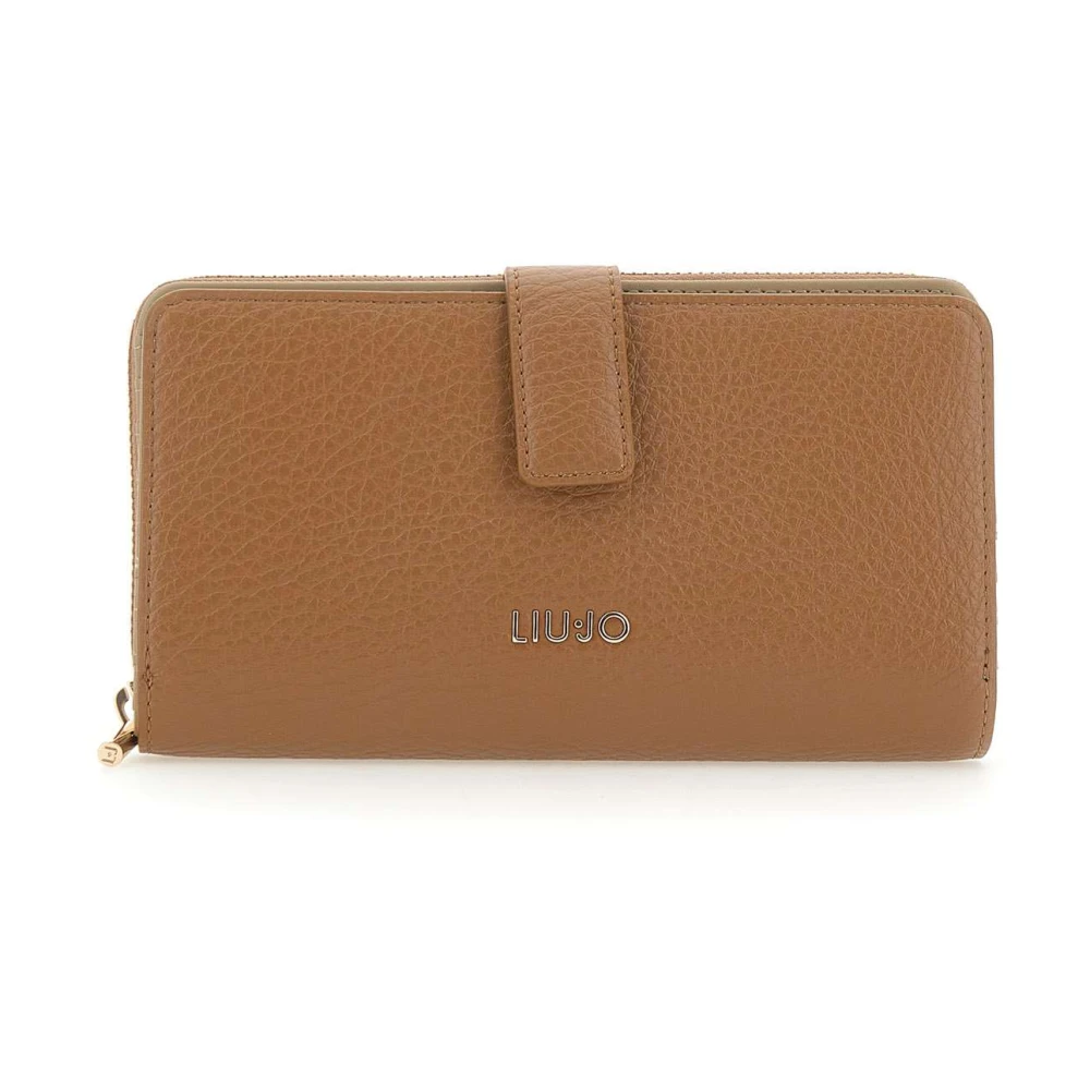 Liu Jo Kvinno Brun Accessoarer Dam, One Size, Zip Wallet